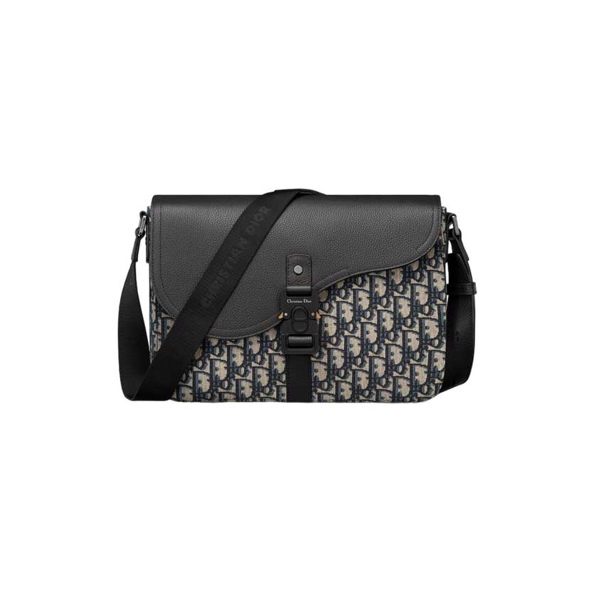 Dior Saddle Messenger bag Beige and Black - DB029