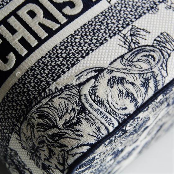 DiorTravel vanity case Blue Toile de Jouy Embroidery - DB043