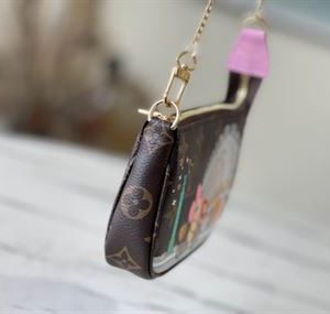 Félicie Pochette Pink Monogram coated canvas - LB040