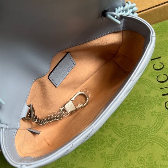 GG Marmont belt bag Pale blue leather - GB072