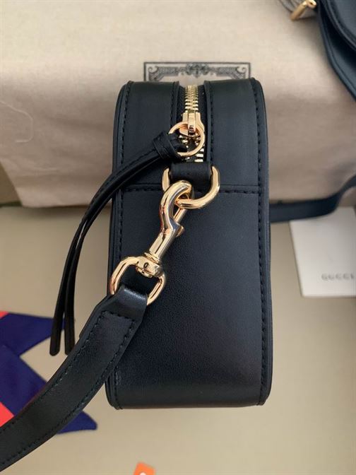 GG Matelassé small bag Black leather - GB078