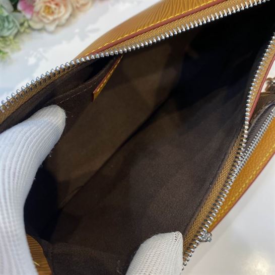 Marelle handbag Honey Gold Epi grained cowhide leather - LB056