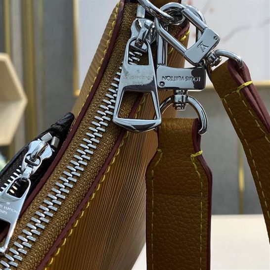 Marelle handbag Honey Gold Epi grained cowhide leather - LB056