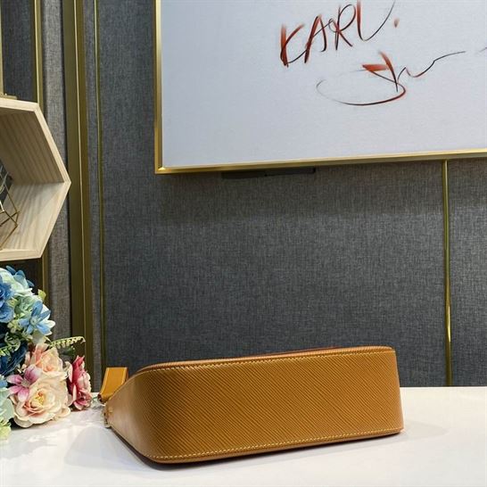 Marelle handbag Honey Gold Epi grained cowhide leather - LB056