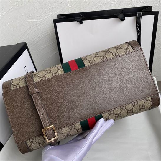 Ophidia GG medium tote bag Beige ebony - GB075