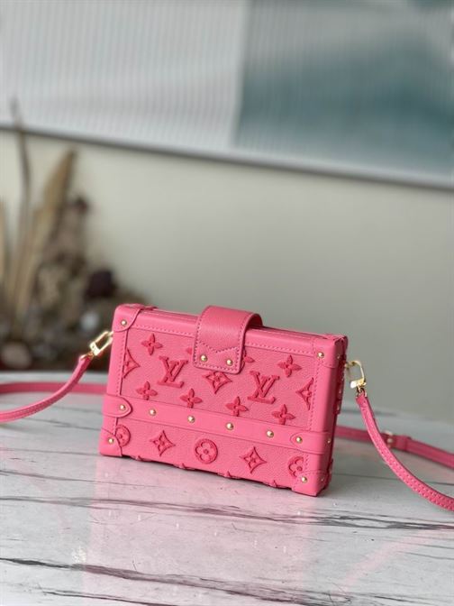 Petite Malle handbag Fluo Pink - LB048