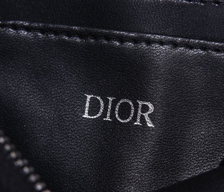 Pouch with shoulder strap Black Dior Oblique Jacquard - DB027