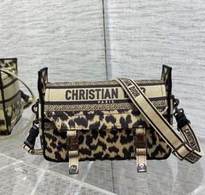 Small DiorCamp Bag Beige Multicolor Mizza Embroidery - DB032