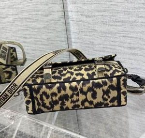 Small DiorCamp Bag Beige Multicolor Mizza Embroidery - DB032