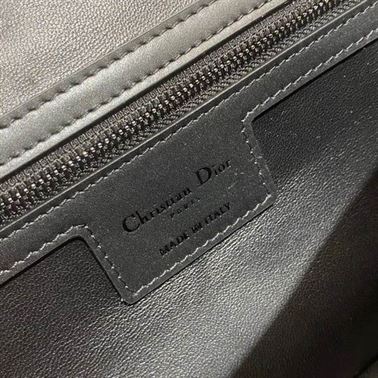 Small DiorCamp Bag Black Macrocannage Calfskin - DB031