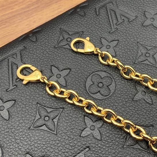 Vavin Chain Wallet Black Embossed cowhide leather - LB044
