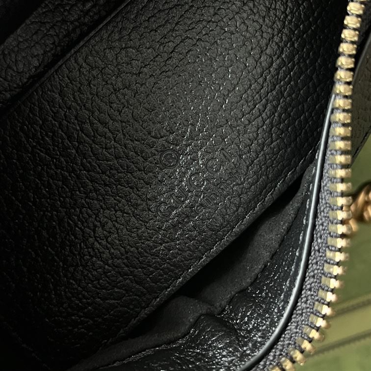 Aphrodite small shoulder bag Black soft leather - GB112