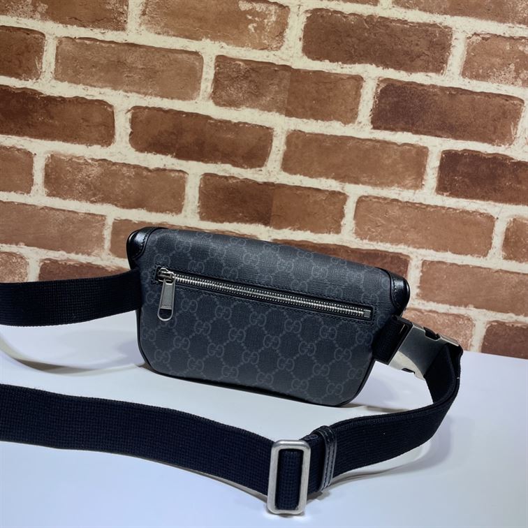 Belt bag with Interlocking G Black leather details - GB145