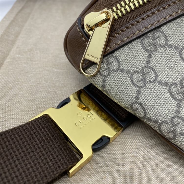 Belt bag with Interlocking G Brown leather details - GB144