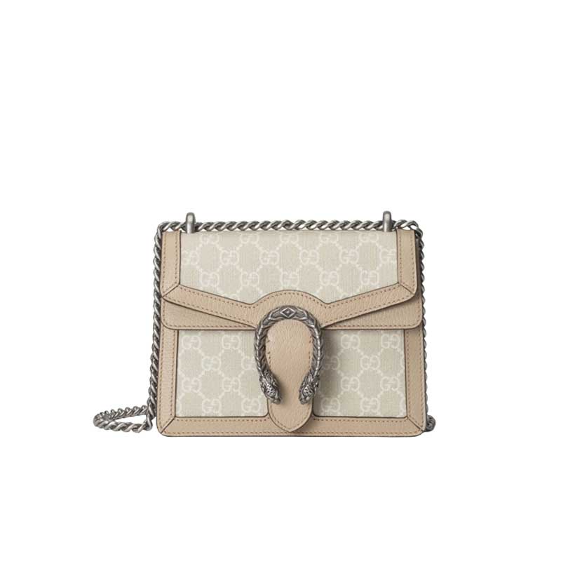Dionysus GG mini bag Oatmeal leather trim - GB165
