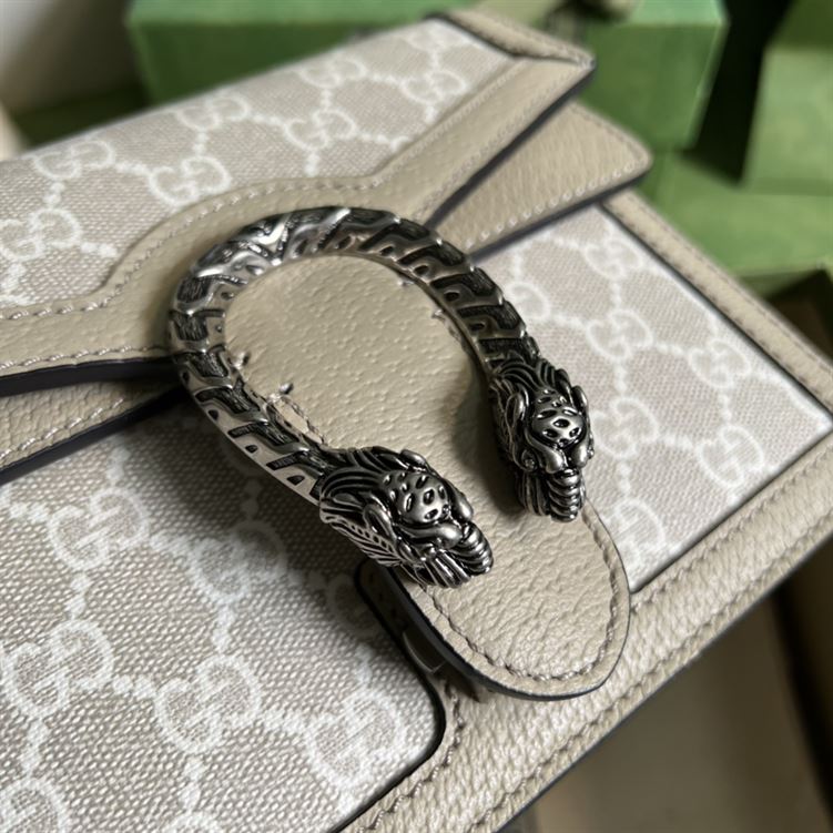 Dionysus GG mini bag Oatmeal leather trim - GB165