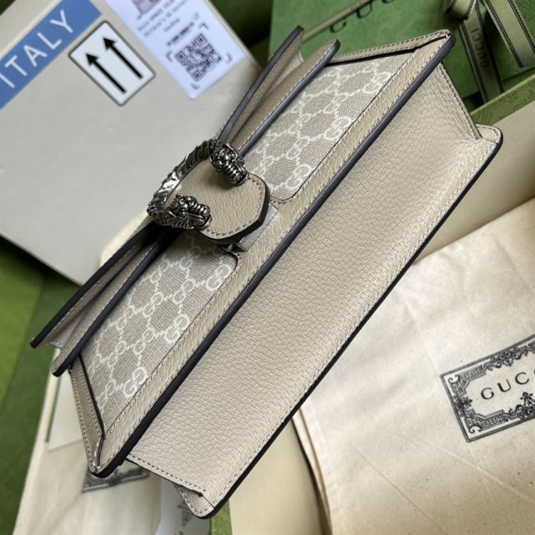 Dionysus GG small bag Beige and white GG Supreme canvas - GB100
