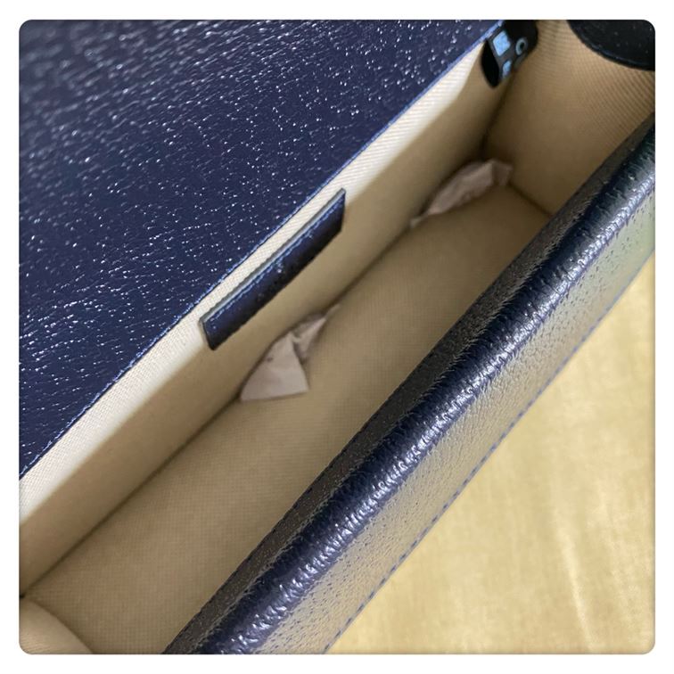 Dionysus GG small shoulder bag Beige and blue GG Supreme canvas - GB097
