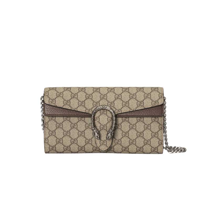 Dionysus small shoulder bag Brown leather trim - GB164