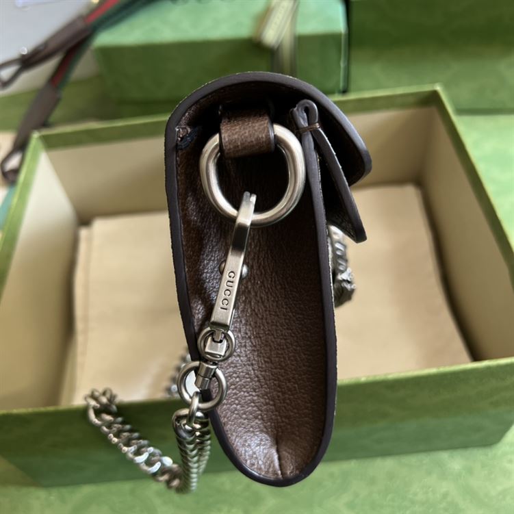 Dionysus small shoulder bag Brown leather trim - GB164