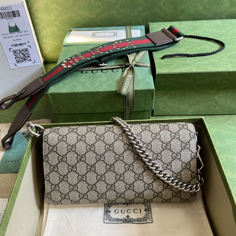 Dionysus small shoulder bag Brown leather trim - GB164