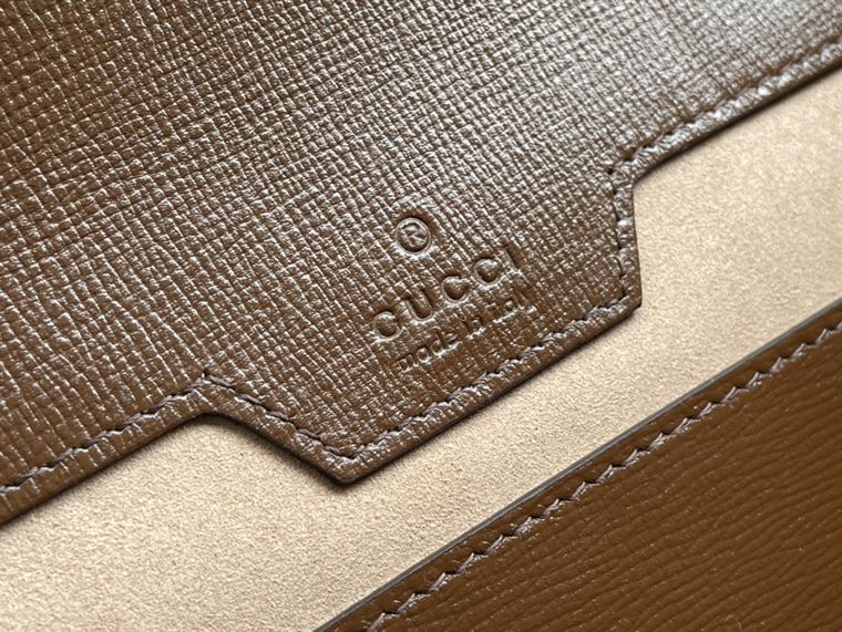 G*u*i horsebit 1955 small bag beige and ebony gg supreme canvas - gb109