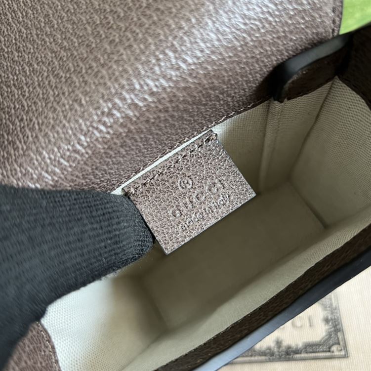 Jumbo GG mini bag Camel and ebony jumbo GG canvas - GB107