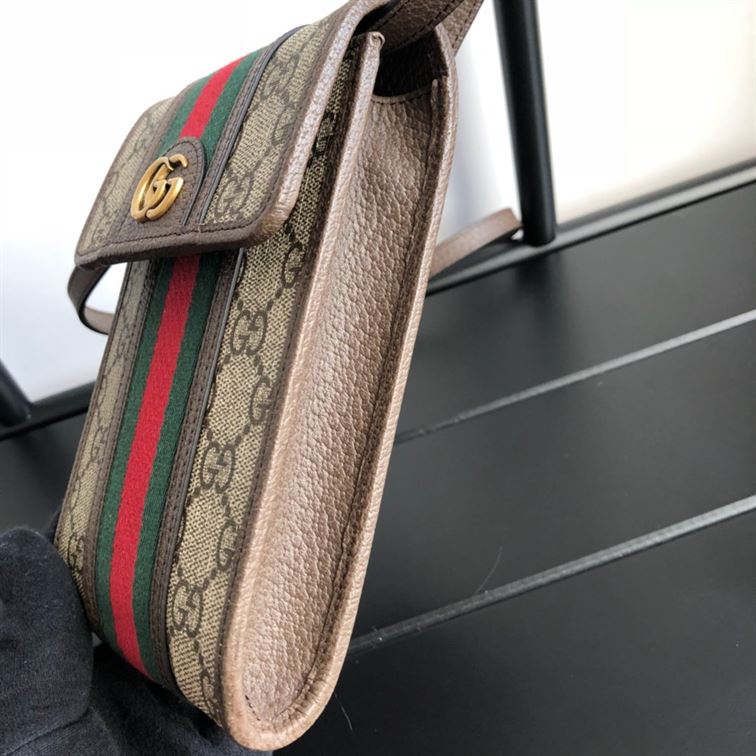 Ophidia GG mini bag Beige/ebony GG Supreme canvas - GB091