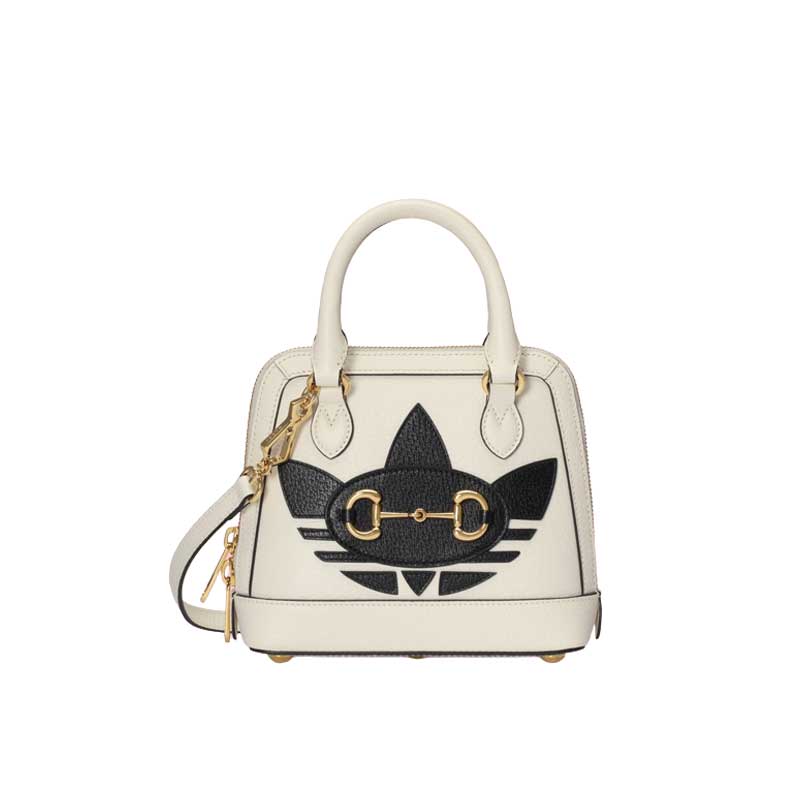 adidas x Gucci Horsebit 1955 mini bag White leather - GB103