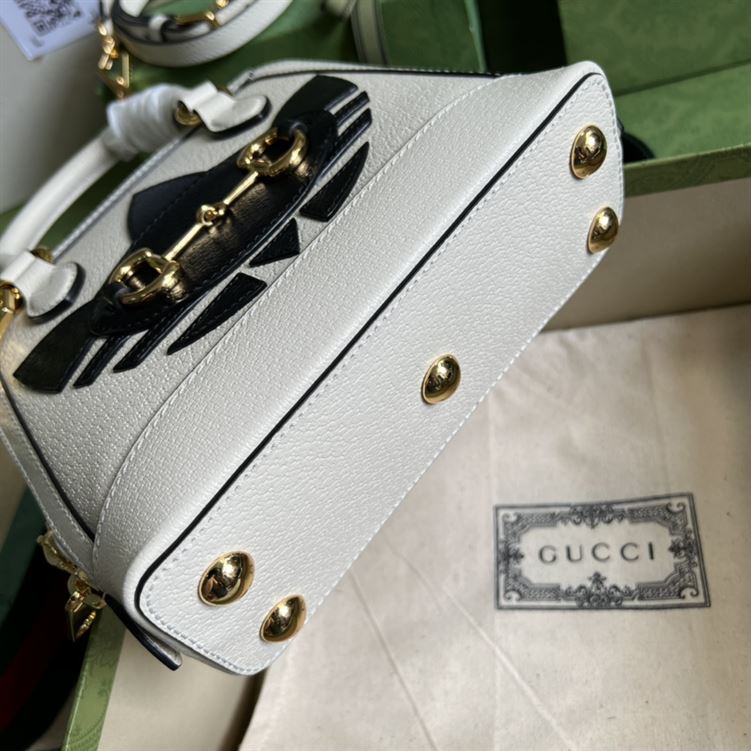 adidas x G*u*i horsebit 1955 mini bag white leather - gb103