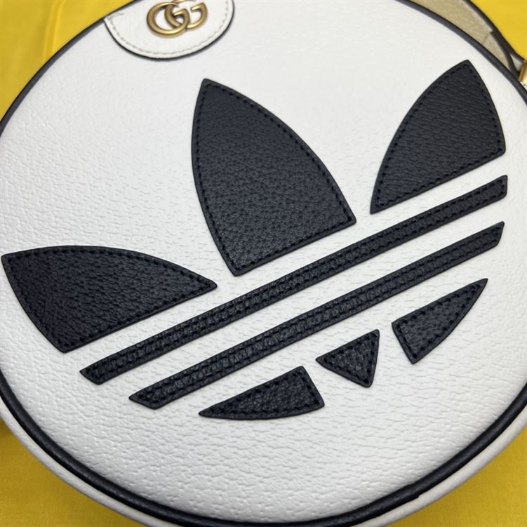 adidas x G*u*i ophidia shoulder bag white leather - gb092