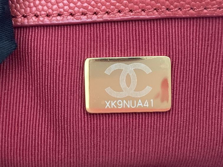 Chanel Mini Flap Bag Red Shiny Calfskin Gold-Tone Metal - CB045