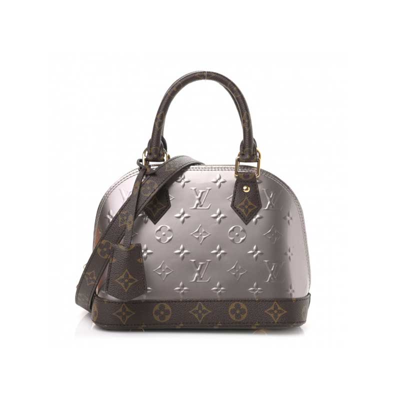 Alma BB Vernis Monogram Taupe Metallise - LB095