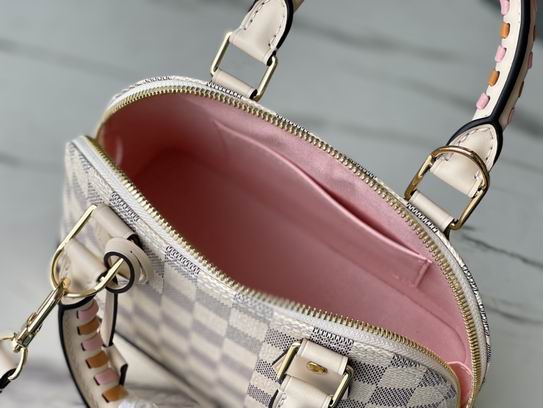 Louis Vuitton Alma BB Damier Azur Pink Canvas - LB091