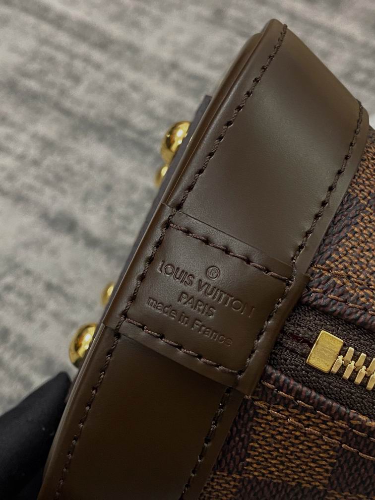 Louis Vuitton Alma BB Damier Ebene Brown Canvas - LB092