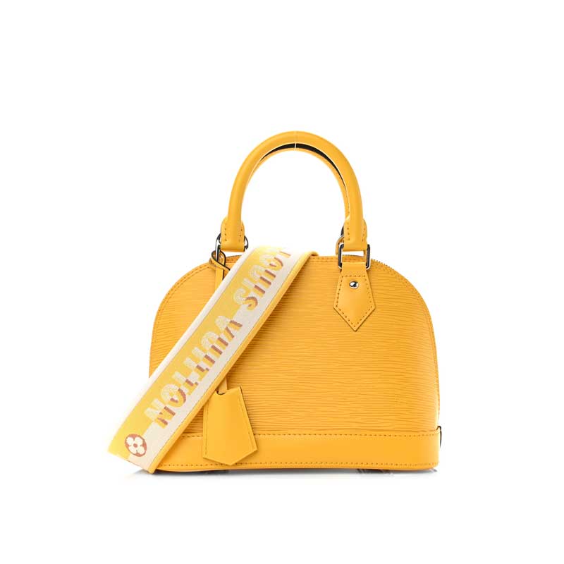 Louis Vuitton Alma BB Sunflower Yellow Epi grained leather - LB087