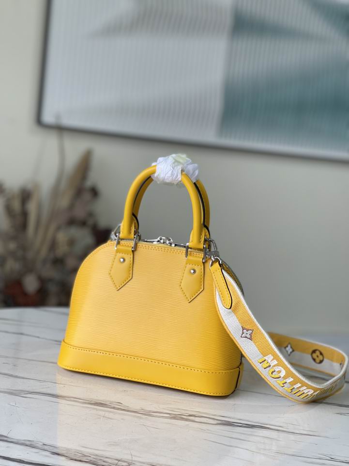 Louis Vuitton Alma BB Sunflower Yellow Epi grained leather - LB087