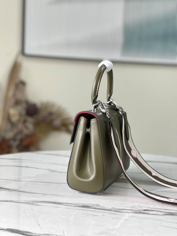 Cluny Mini Smokey Brown Epi Leather - LB065