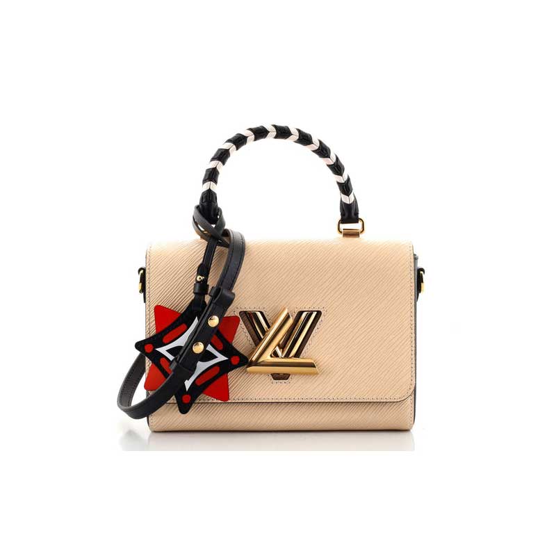 Louis Vuitton Crafty Twist MM Creme Black Epi Leather - LB111