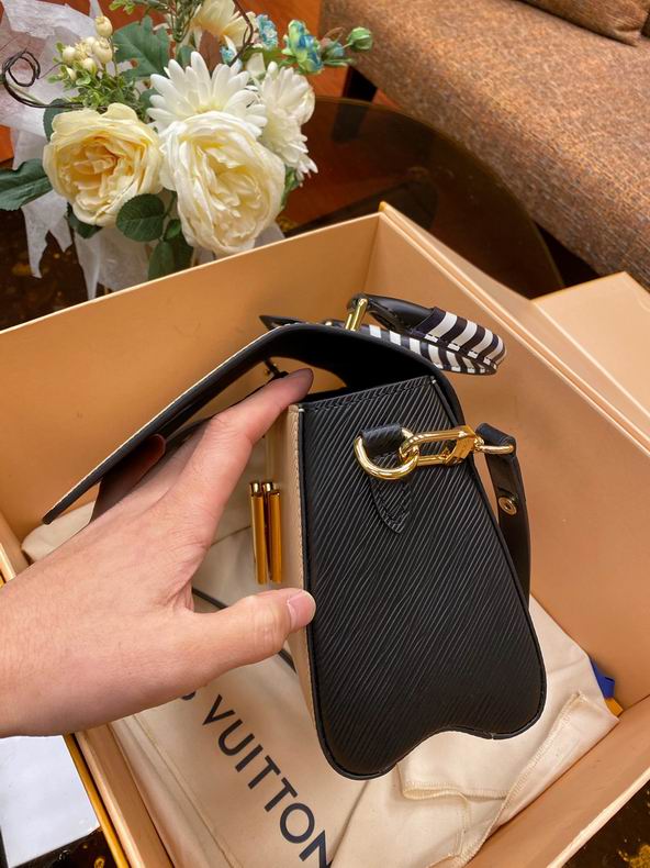 Louis Vuitton Crafty Twist MM Creme Black Epi Leather - LB111