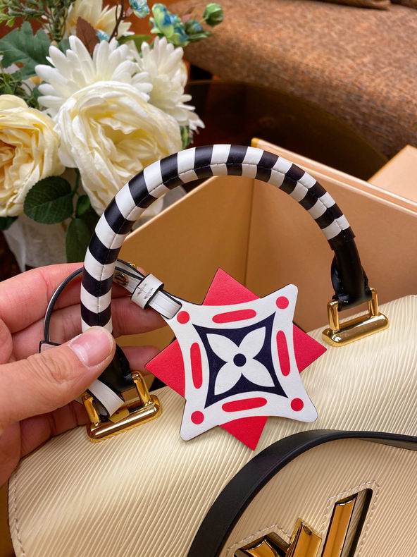 Louis Vuitton Crafty Twist MM White Black Epi Leather - LB112