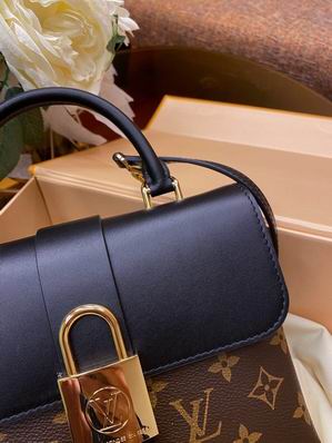 Louis Vuitton Locky BB Black Monogram canvas cowhide leather - LB066