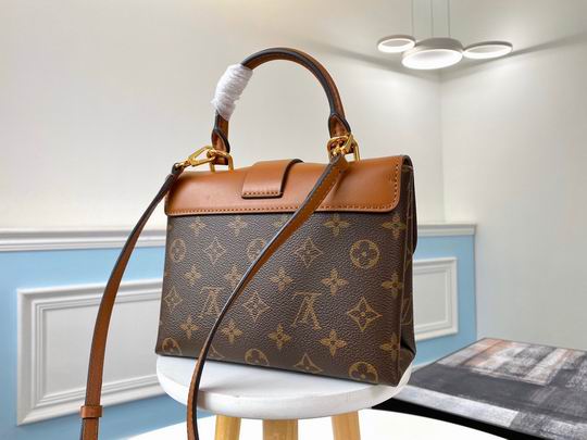 Louis Vuitton Locky BB Caramel Brown Monogram canvas cowhide leather - LB067