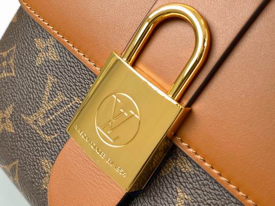 Louis Vuitton Locky BB Caramel Brown Monogram canvas cowhide leather - LB067