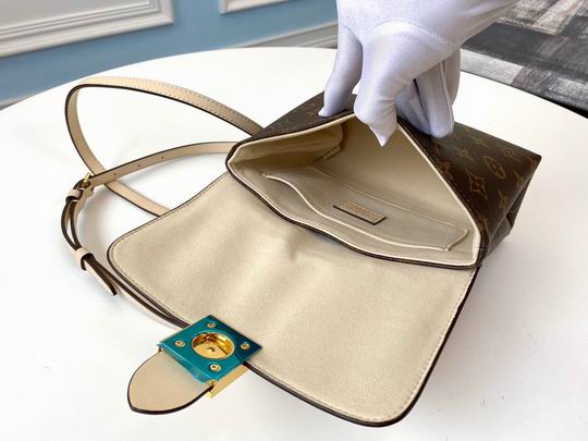 Louis Vuitton Locky BB Crème Beige Monogram canvas cowhide leather - LB071