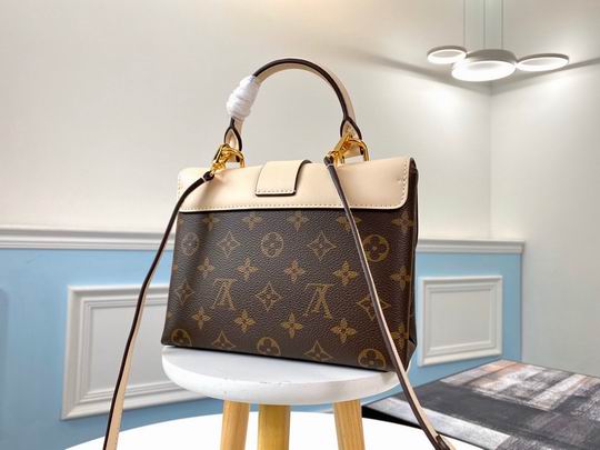 Louis Vuitton Locky BB Crème Beige Monogram canvas cowhide leather - LB071