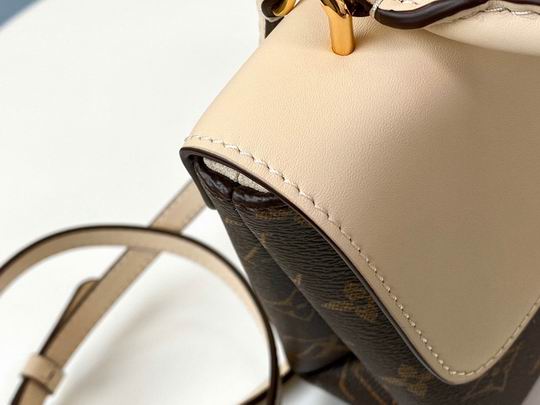 Louis Vuitton Locky BB Crème Beige Monogram canvas cowhide leather - LB071