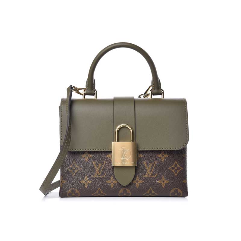 Louis Vuitton Locky BB Laurier Green Monogram canvas cowhide leather - LB072
