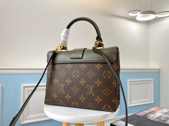 Louis Vuitton Locky BB Laurier Green Monogram canvas cowhide leather - LB072