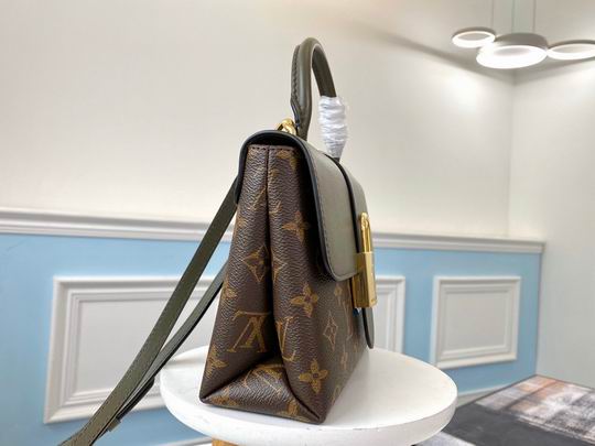 Louis Vuitton Locky BB Laurier Green Monogram canvas cowhide leather - LB072